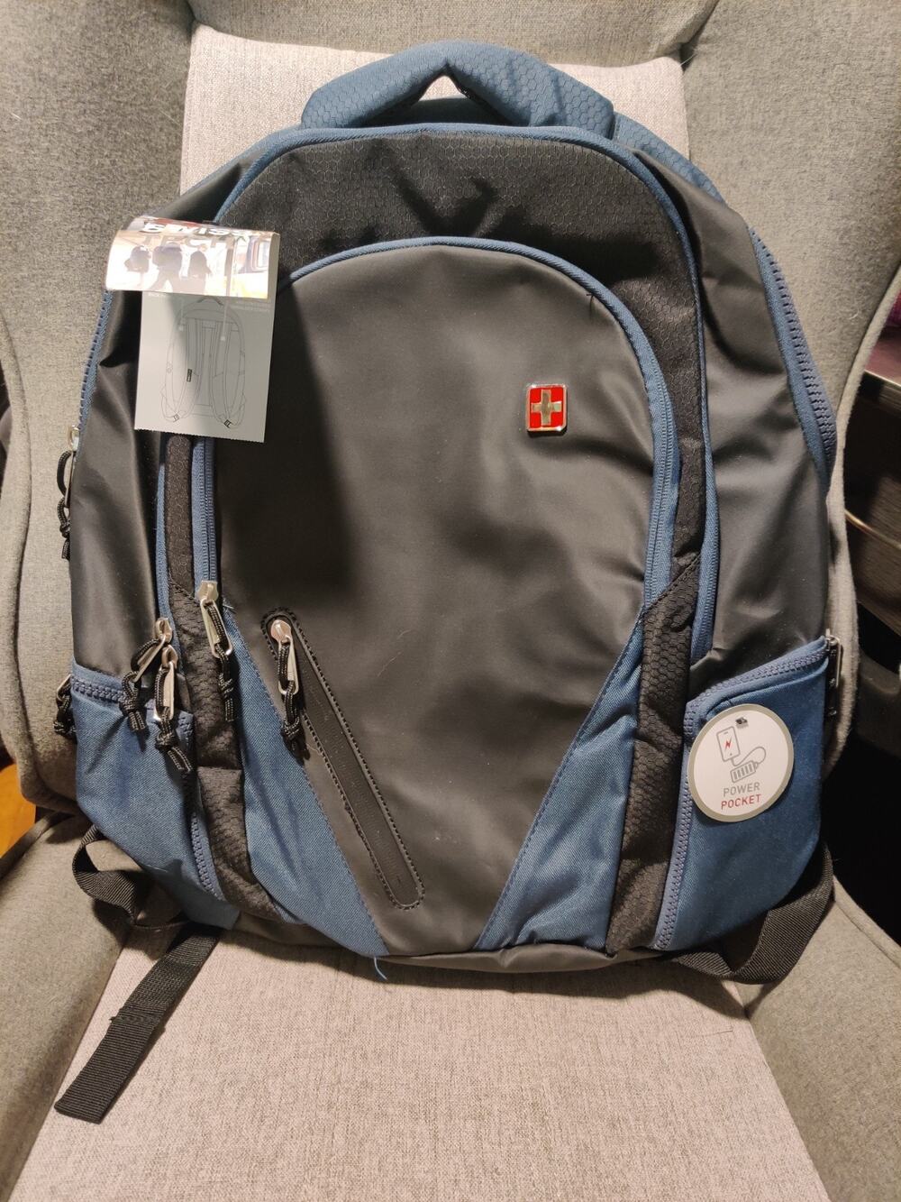 Swiss Tech 18" Mid Navy Basel Backpack Laptop Bag